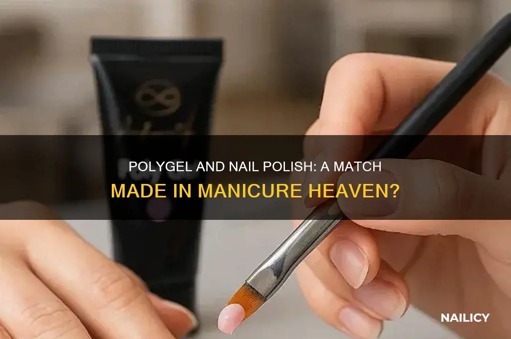 can you put nail polish on top of polygel