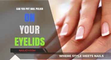Is It Safe to Apply Nail Polish on Eyelids?