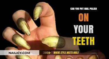 Nail Polish on Teeth: A Risky Trend or Creative Hack?