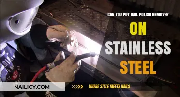 How to Use Nail Polish Remover on Stainless Steel