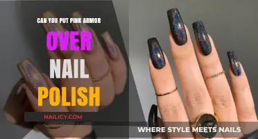 Pink Armor Over Nail Polish: A Creative Manicure Hack?