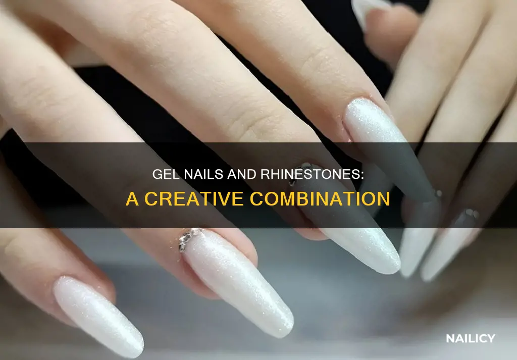 can you put rhinestones on gel nails