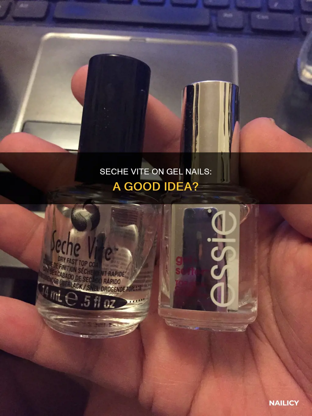 can you put seche vite on gel nails