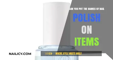 Creative Uses for Nail Polish Names on Everyday Items