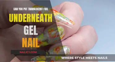 Gel Nails: Translucent Foil for a Subtle Shine?