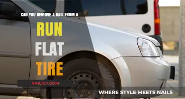 Run-Flat Tires: Removing Nails, Possible?