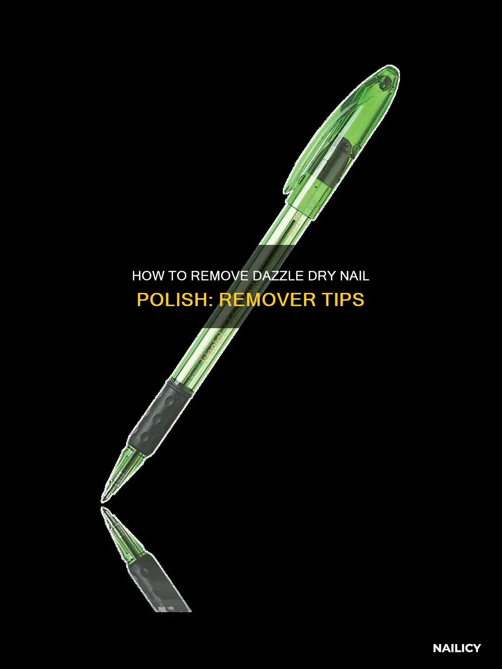 can you remove dazzle dry with nail polish remover