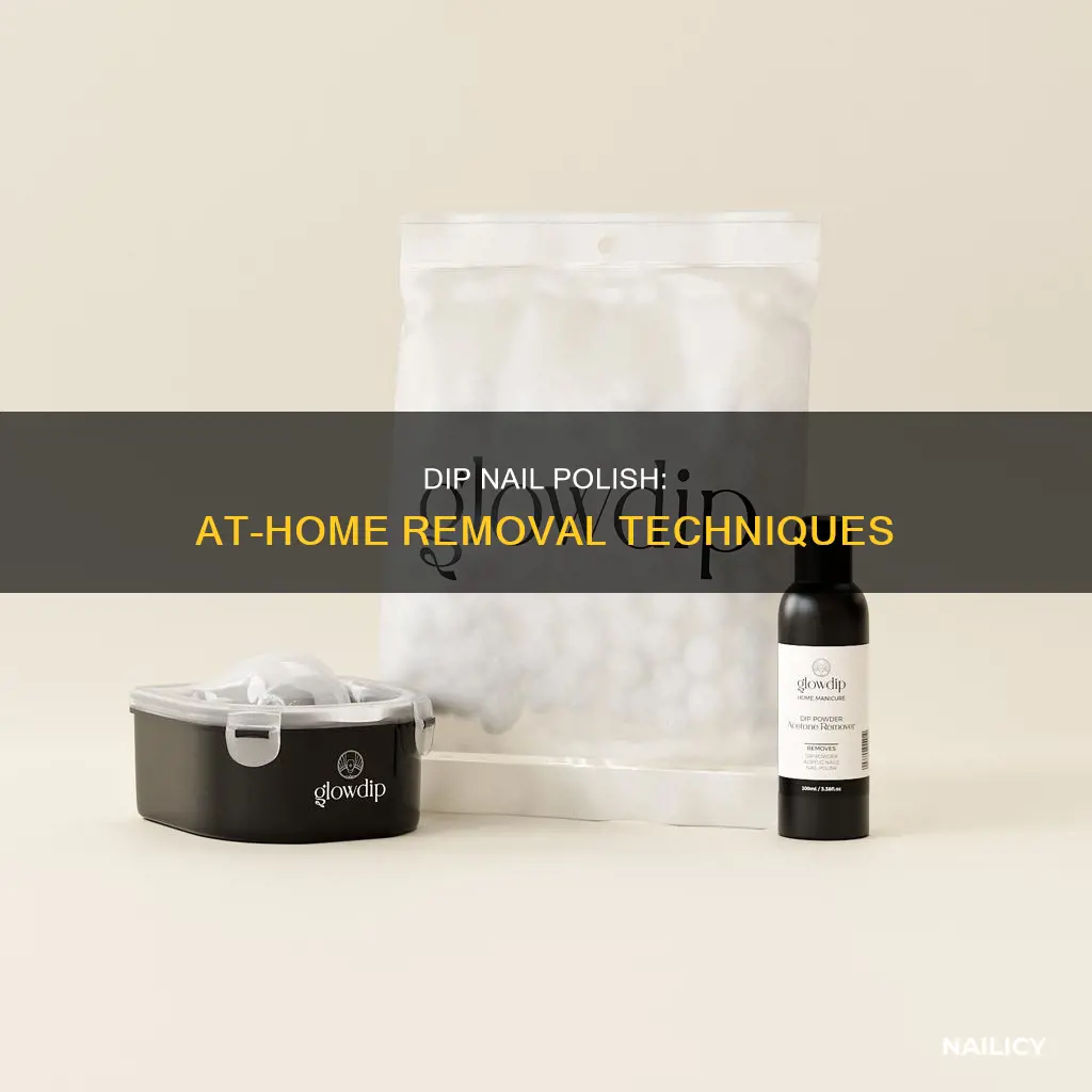 can you remove dip nail polish at home