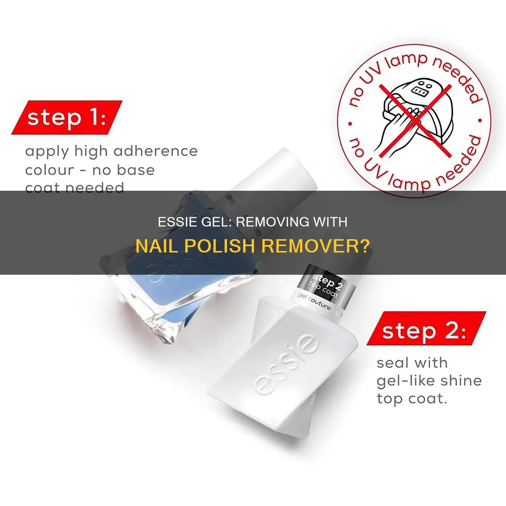 can you remove essie gel with nail polish remover