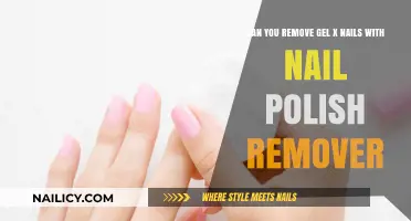Gel X Nails: Removing with Nail Polish Remover?