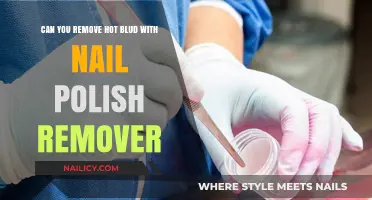 How to Remove Hot Glue with Nail Polish Remover?
