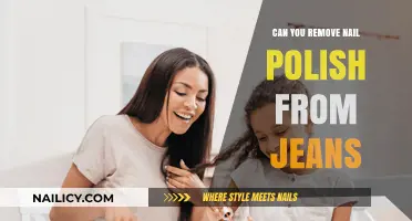 How to Remove Nail Polish from Jeans?