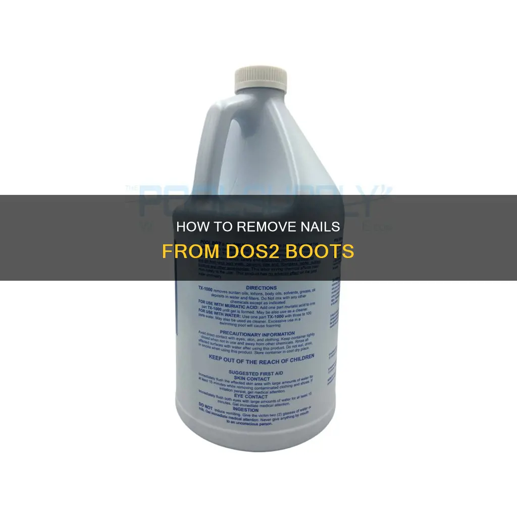 can you remove nails from boots dos2