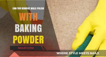 Baking Powder: A Surprising Nail Polish Remover?