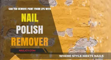 Removing Paint from LPS with Nail Polish Remover