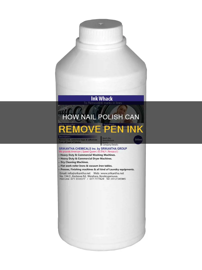 can you remove pen with nail polish