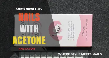 How to Remove Static Nails Using Acetone?