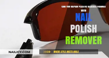 Fixing Plastic Glasses Frames: Nail Polish Remover Solution