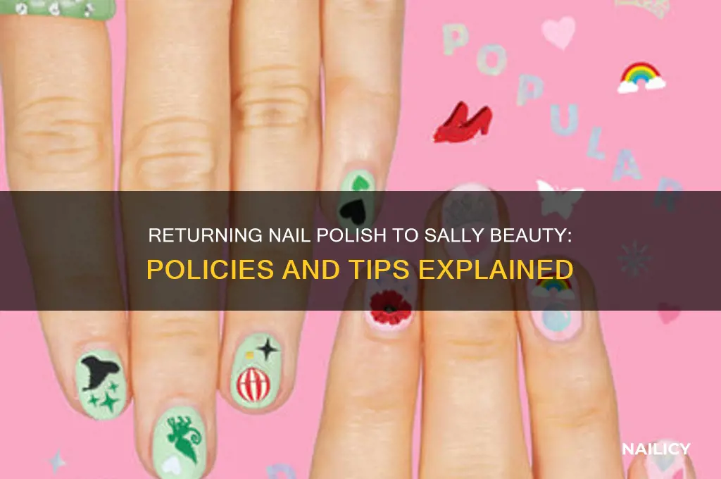 can you return nail polish to sally beauty