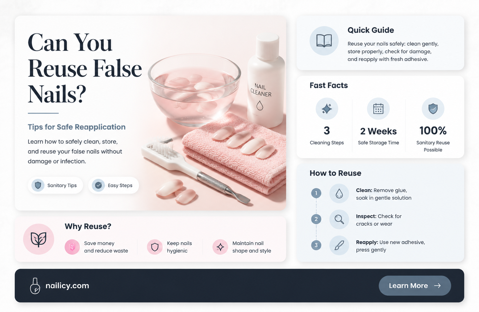 are false nails reusable