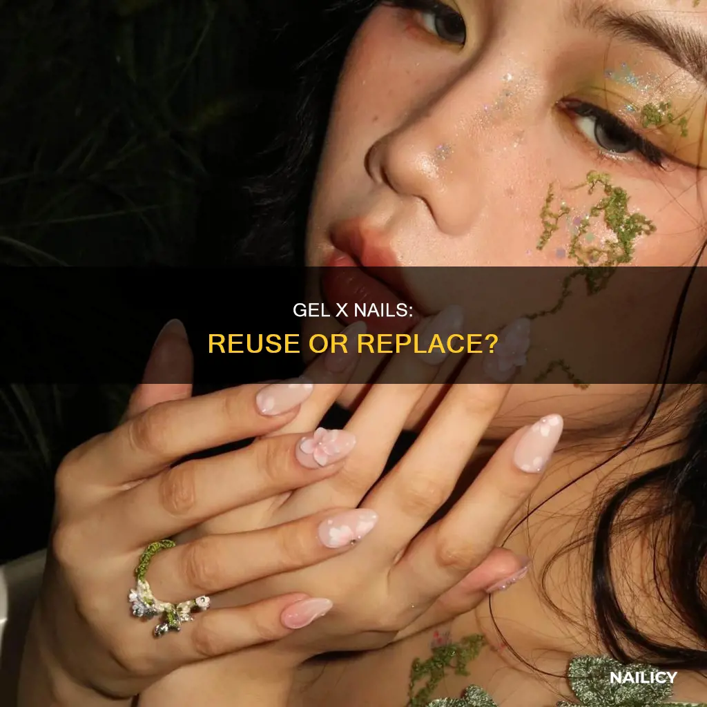 can you reuse gel x nails
