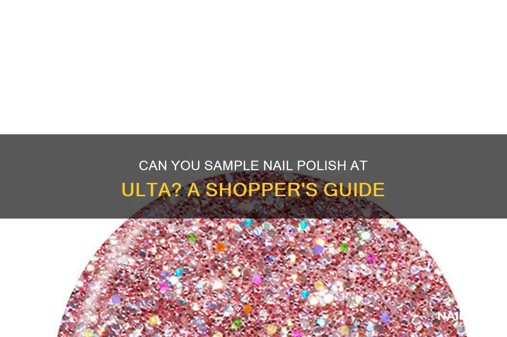 can you sample nail polish at ulta