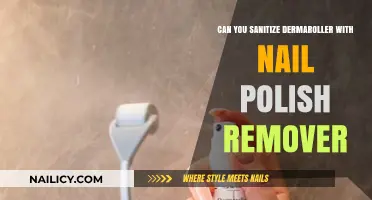 Sanitizing Dermaroller: Nail Polish Remover – Safe or Not?
