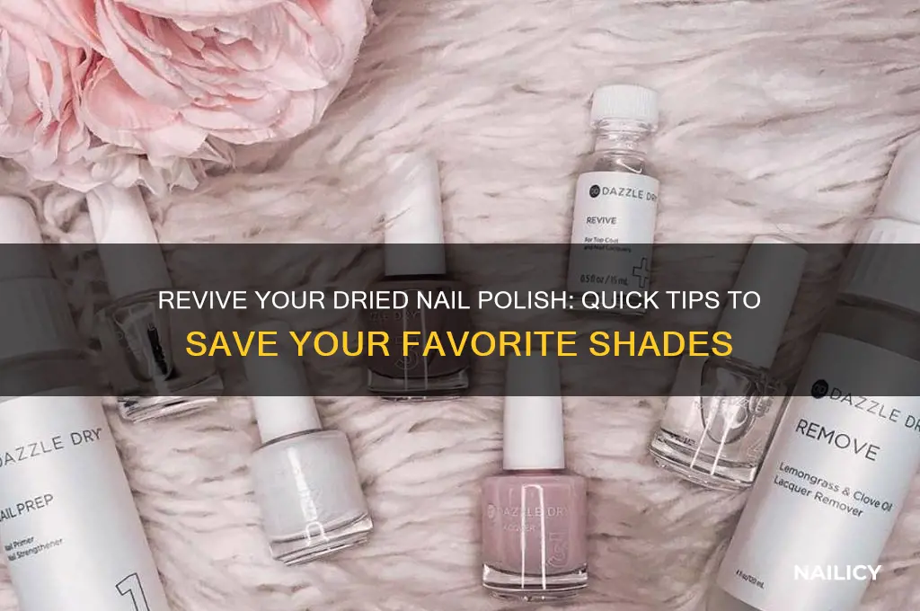 can you save dried nail polish