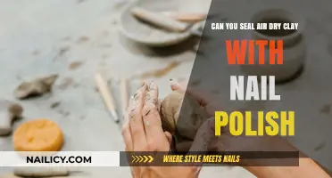 Sealing Air Dry Clay with Nail Polish: A Creative Craft Hack