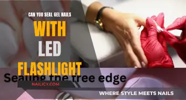 Gel Nails: LED Flashlight Sealant?