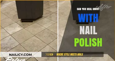 Sealing Grout with Nail Polish: A Creative Hack or Mistake?