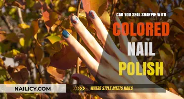 Seal Sharpie Art: Using Colored Nail Polish for Durability