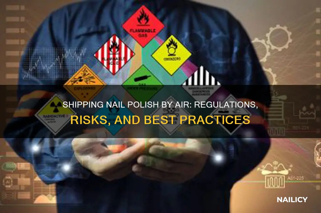 can you ship nail polish by air