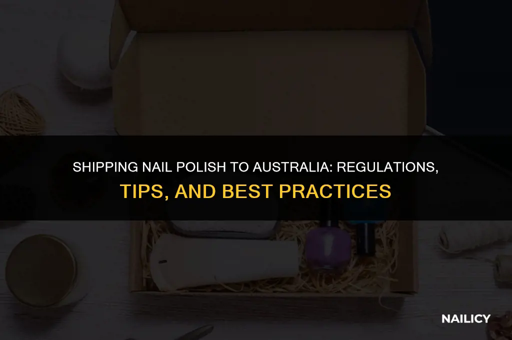can you ship nail polish to australia
