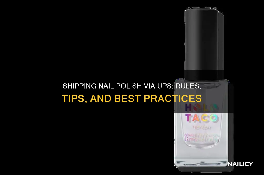can you ship nail polish ups