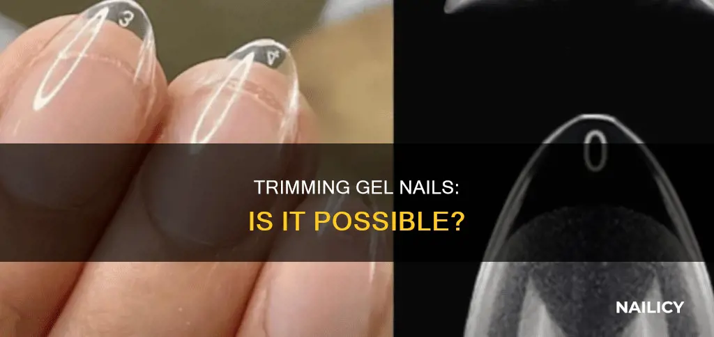 can you shorten gel nails