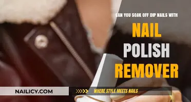 Dip Nails: Soak Off with Nail Polish Remover?