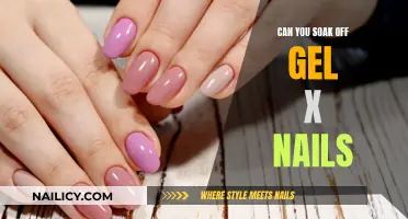 Soaking Off Gel X Nails: Is It Possible?