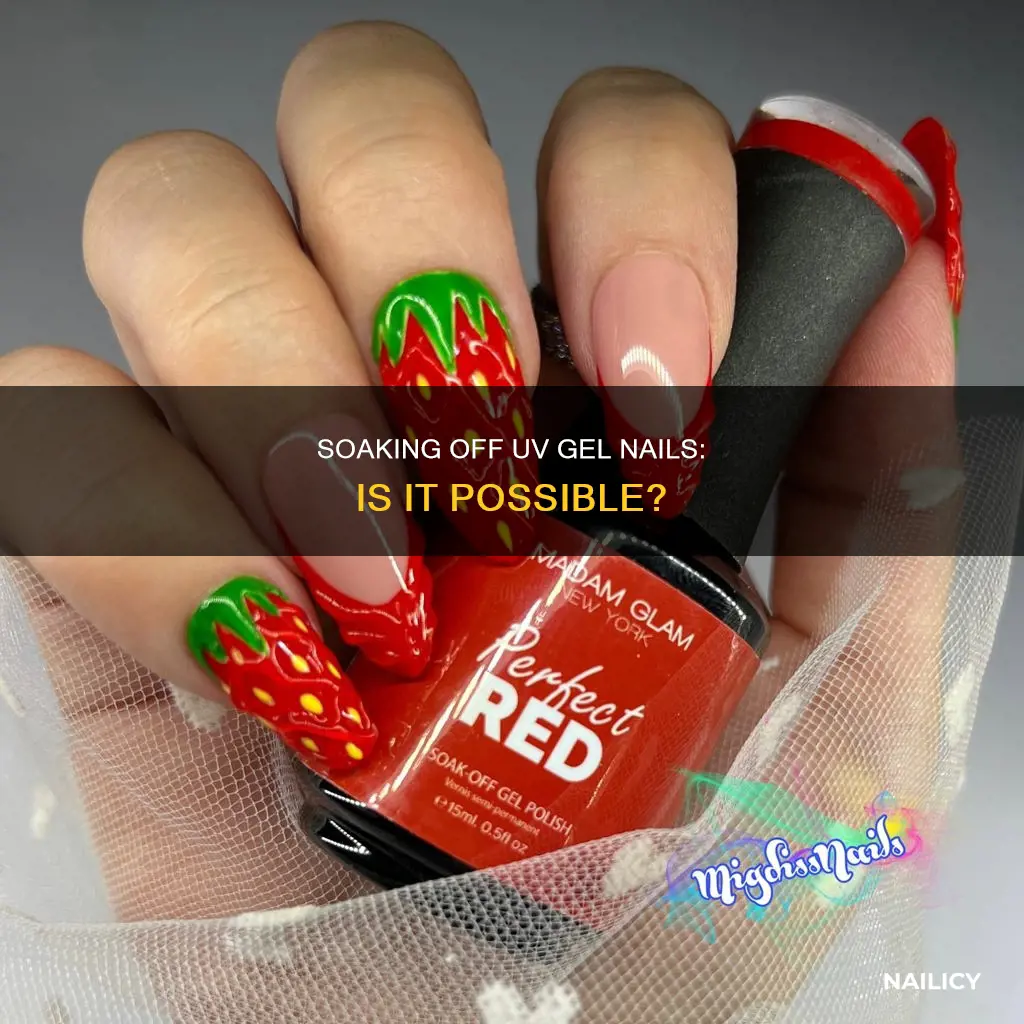 can you soak off uv gel nails