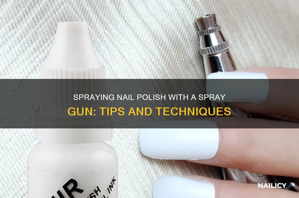 can you spray nail polish with spray gun