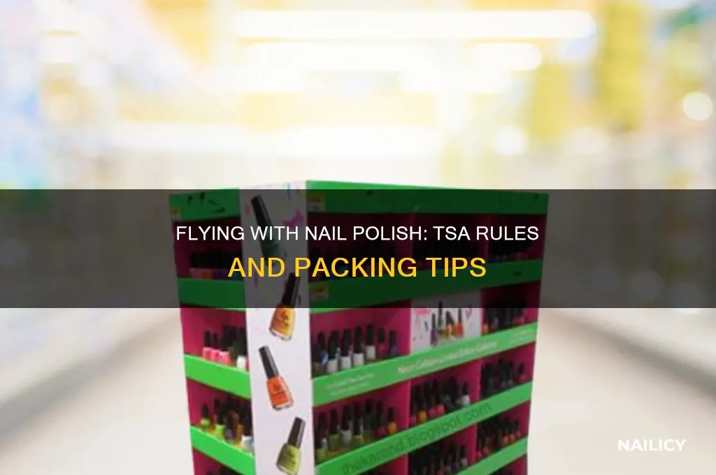 can you take finger nail polish on a plane