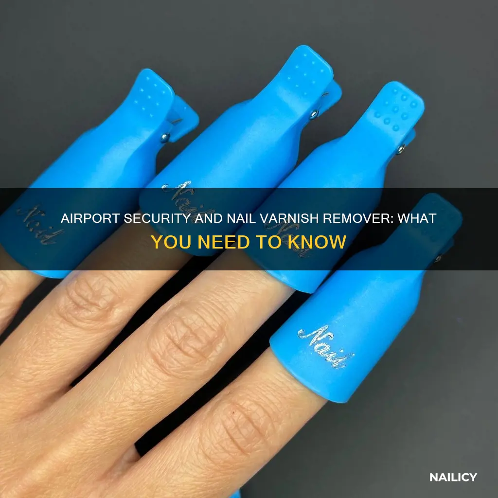 can you take nail varnish remover in hand luggage