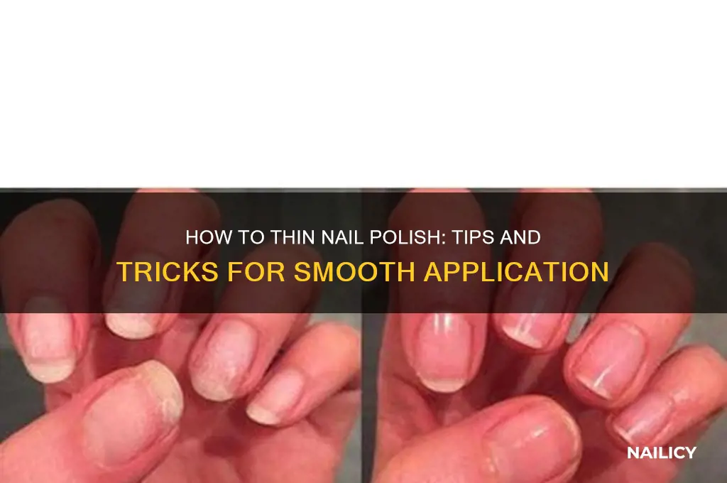 can you thin a nail polish