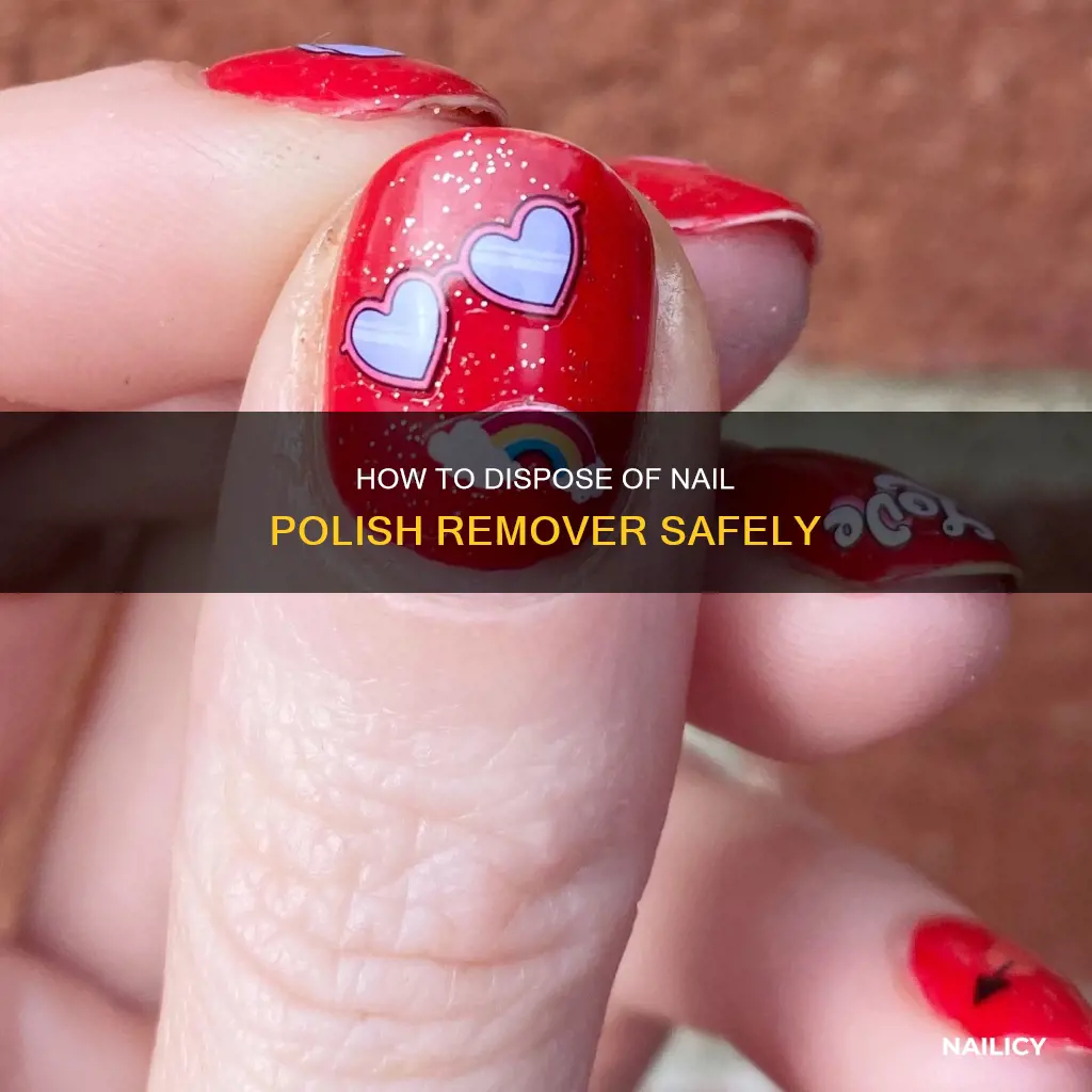 can you throw away nail polish remover