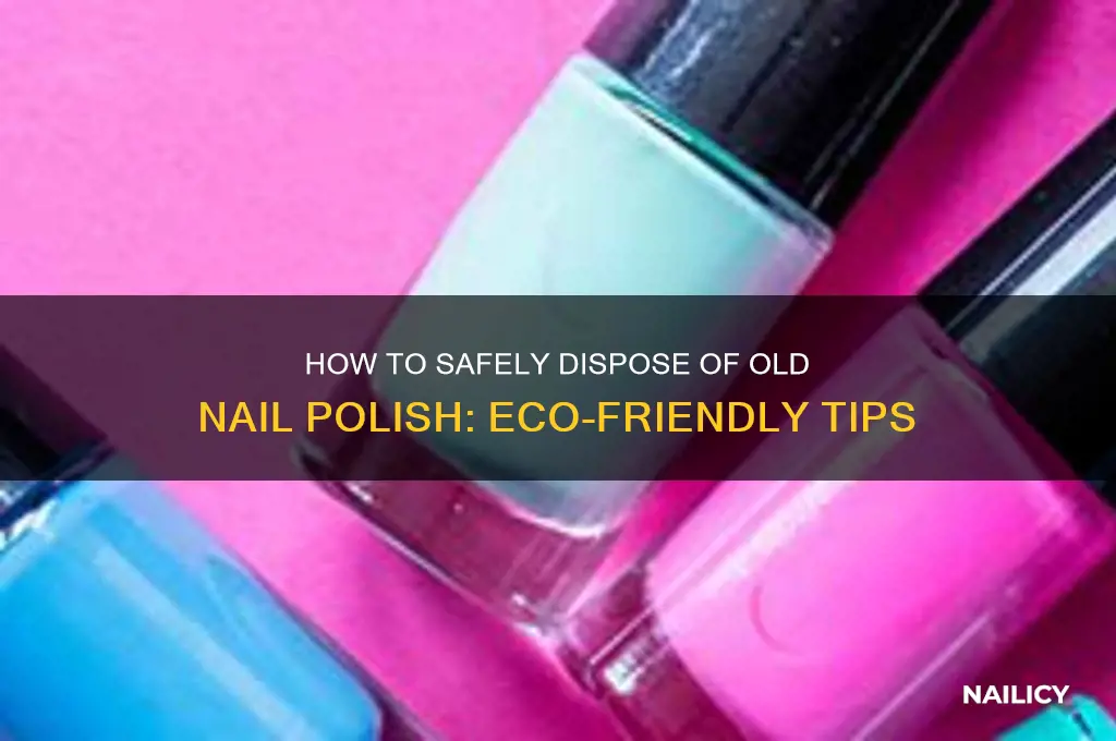 can you throw away old nail polish