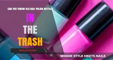 Can Old Nail Polish Bottles Go in the Trash?