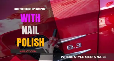 Touching Up Car Paint with Nail Polish: A DIY Hack or Mistake?
