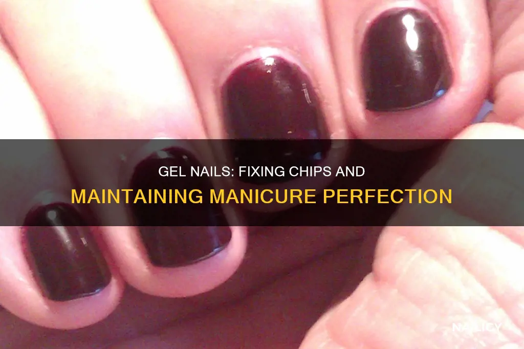 can you touch up chipped gel nails