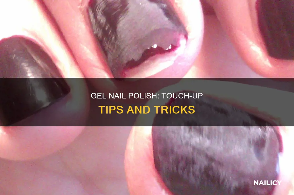 can you touch up gel nail polish