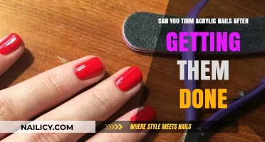 Trimming Acrylic Nails: A Post-Salon Guide for Maintenance